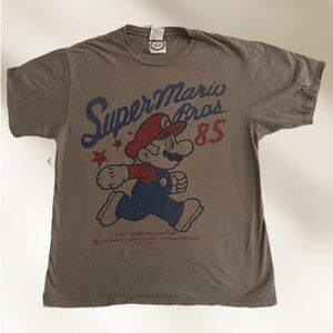 Super Mario Bros 85 Graphic Tee - Brown